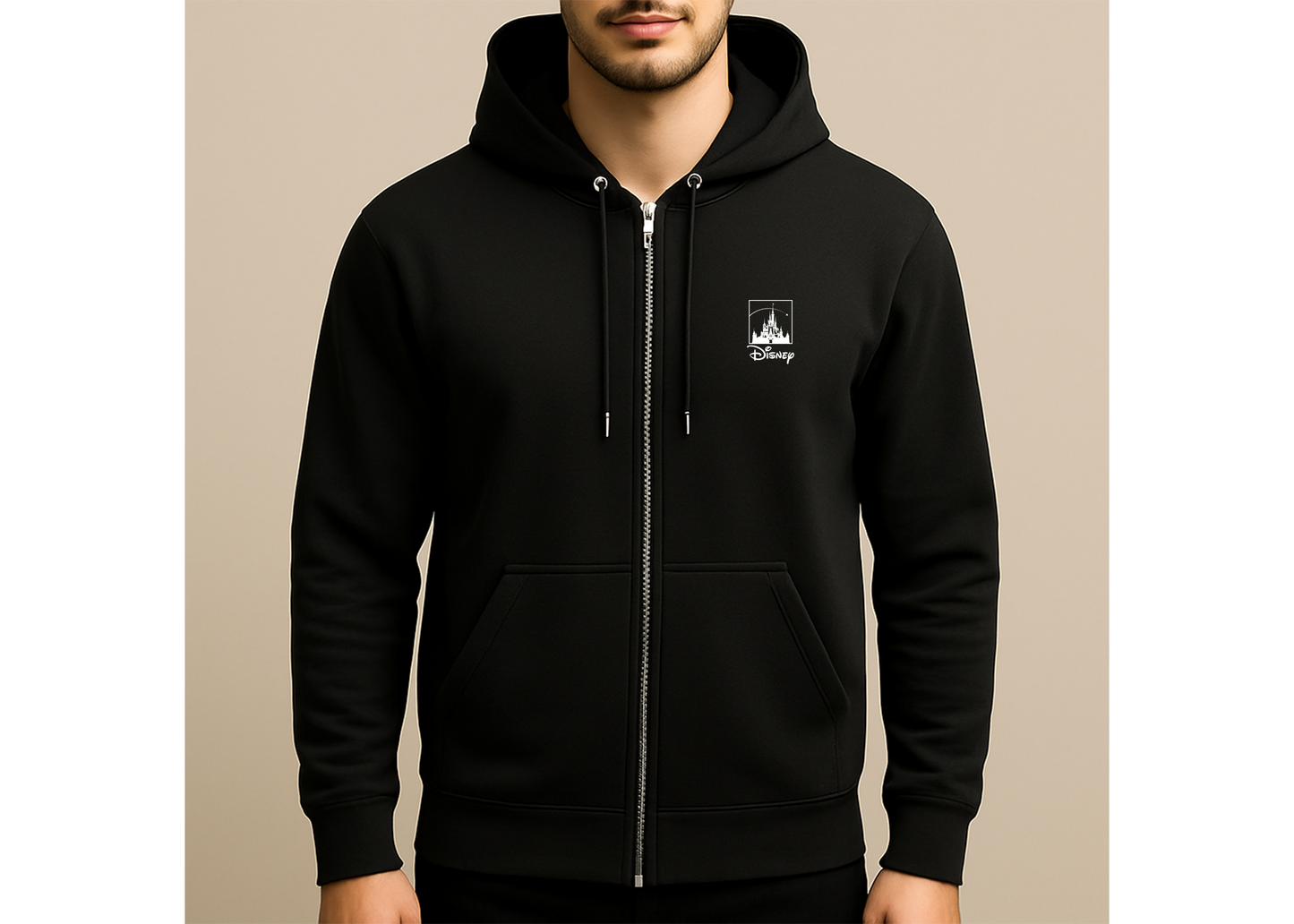 Men's Walt Disney Cartoon  Zipper Hoodie
