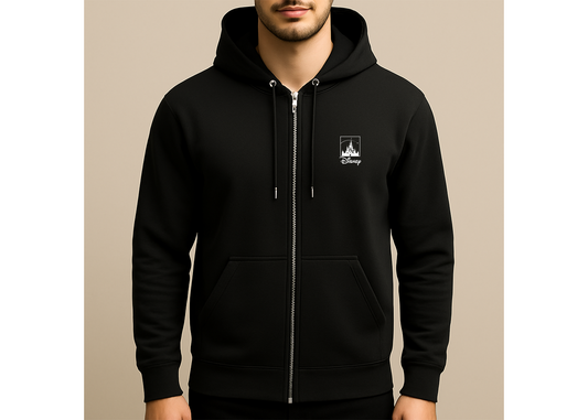 Men's Walt Disney Cartoon  Zipper Hoodie
