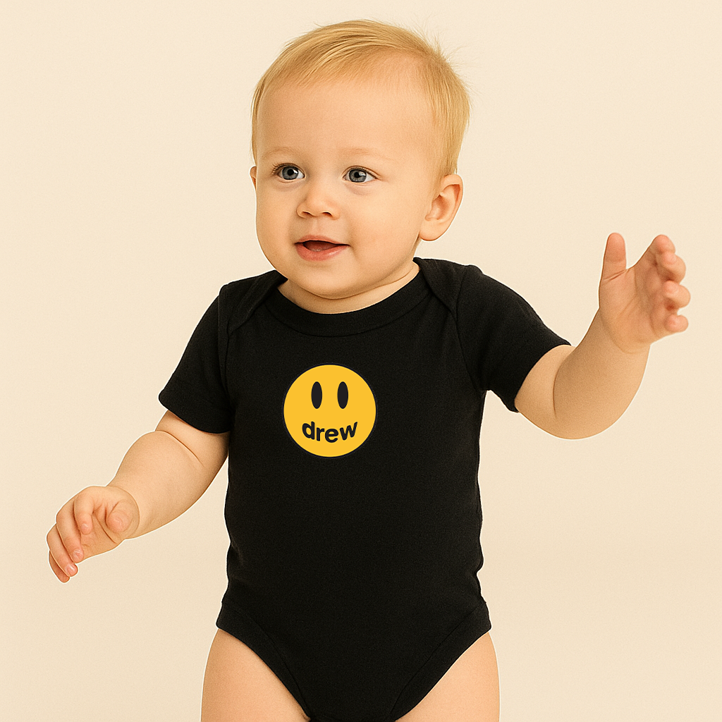 Justin Bieber Drew Music Baby Romper Onesie