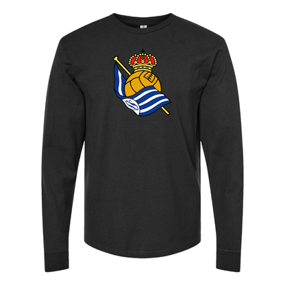 Youth Kids Real Sociedad FC Long Sleeve T-Shirt
