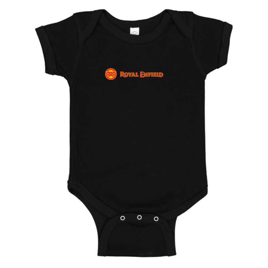 Royal Enfield Logo Baby Romper Onesie