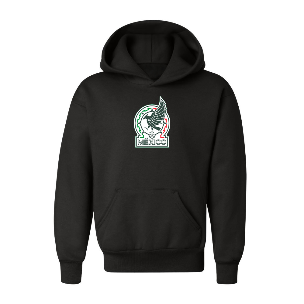 Youth Kids Mexico Soccer Pullover Hoodie