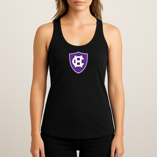 Women's Holy Cross Crusaders Logo Next Level Ideal Racerback Tank