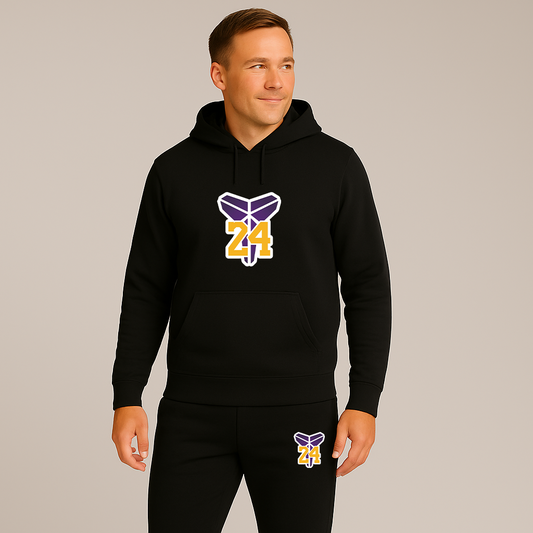Men's Kobe Bryant Mamba 24 Hoodie Joggers Set