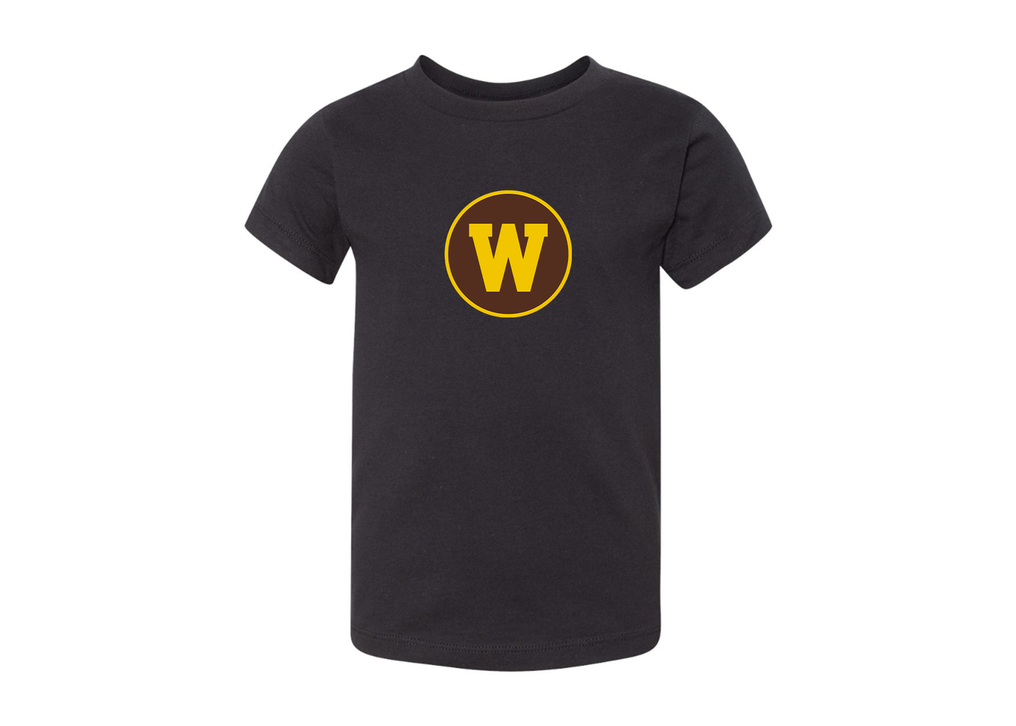 Western Michigan Broncos BELLA  CANVAS Toddler Jersey Tee