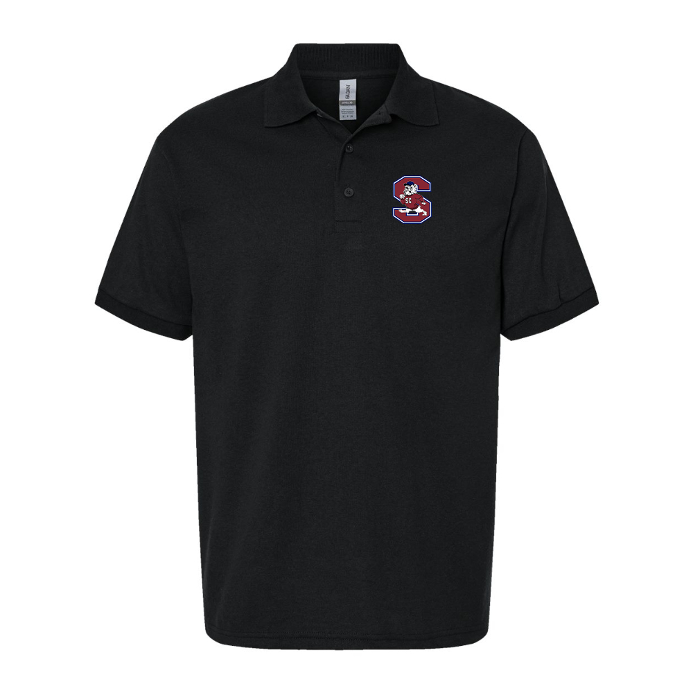 Men's South Carolina State Bulldogs Logo Gildan Dry Blend Jersey Polo