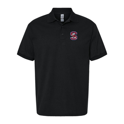 Men's South Carolina State Bulldogs Logo Gildan Dry Blend Jersey Polo