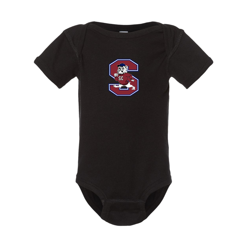 South Carolina State Bulldogs Logo Rabbit Skins Infant Baby Rib Bodysuit