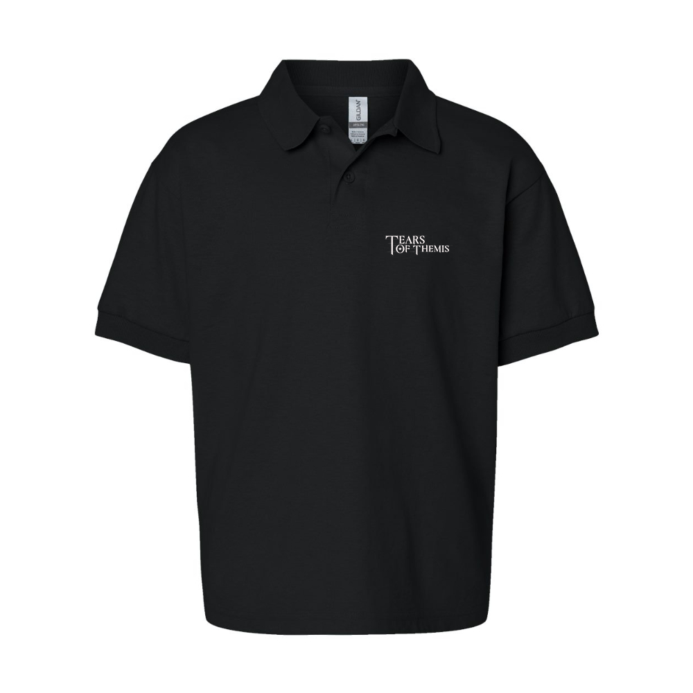 Youth Tear Of Themis Logo Gildan Dry Blend Jersey Polo