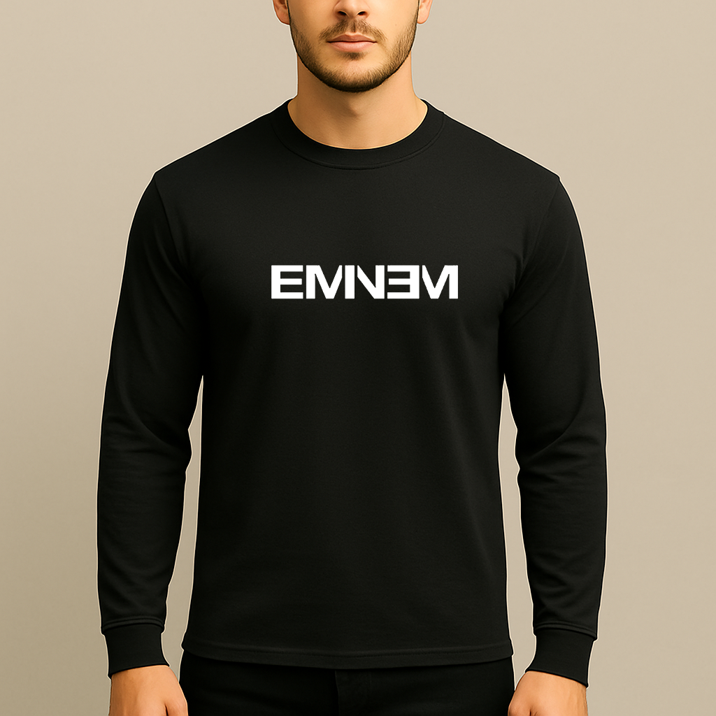 Men's Eminem Music Long Sleeve T-Shirt