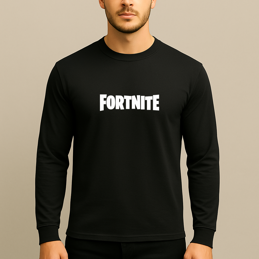 Men's Fortnite Battle Royale Game Long Sleeve T-Shirt