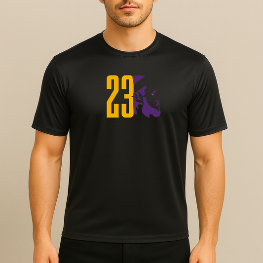 Men's Lebron James 23 Sports Polyester T-Shirt