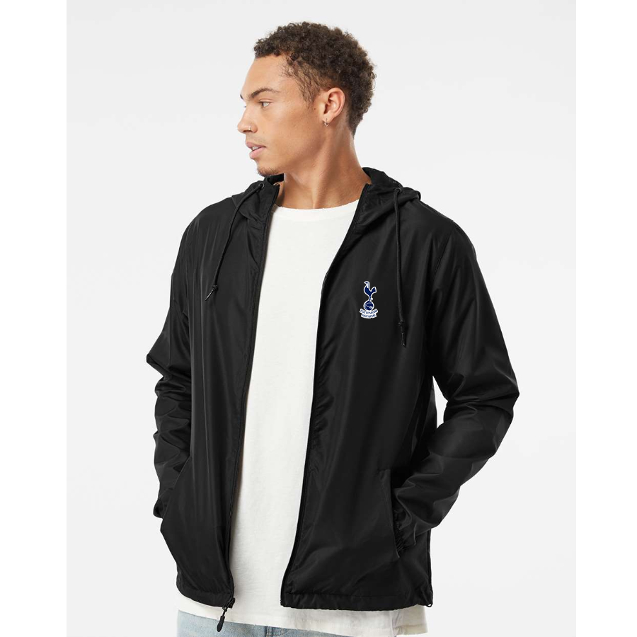Men’s Tottenham Hotspur F.C. Soccer  - Independent Trading Co. - Lightweight Windbreaker Full-Zip Jacket - EXP54LWZ