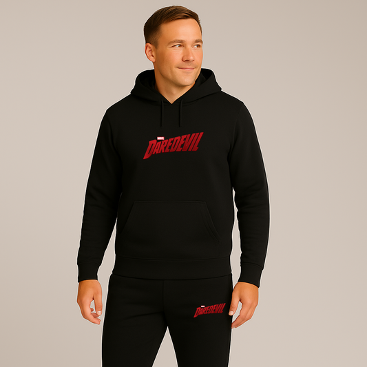 Men's Daredevil Marvel Hoodie Joggers Set