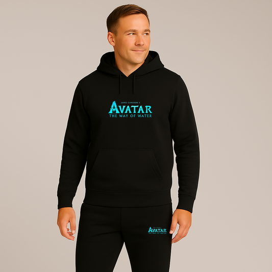 Men's James Cameron Avatar The Way of Water Hoodie Joggers Set