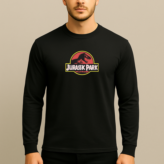 Men's Jurassic Park Movie Long Sleeve T-Shirt