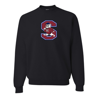 Men's South Carolina State Bulldogs Logo JERZEES NuBlend Crewneck Sweatshirt