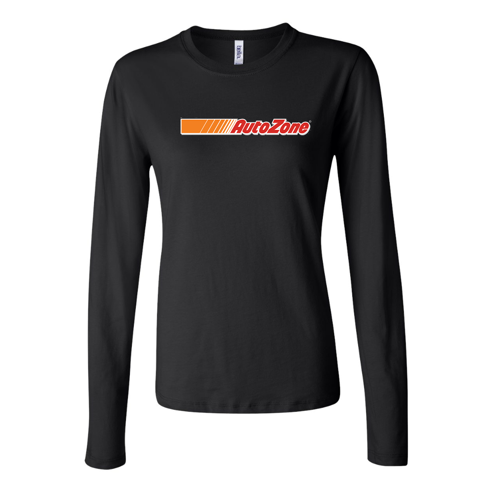 BELLA CANVAS Women’s AutoZone Logo Jersey Long Sleeve Tee