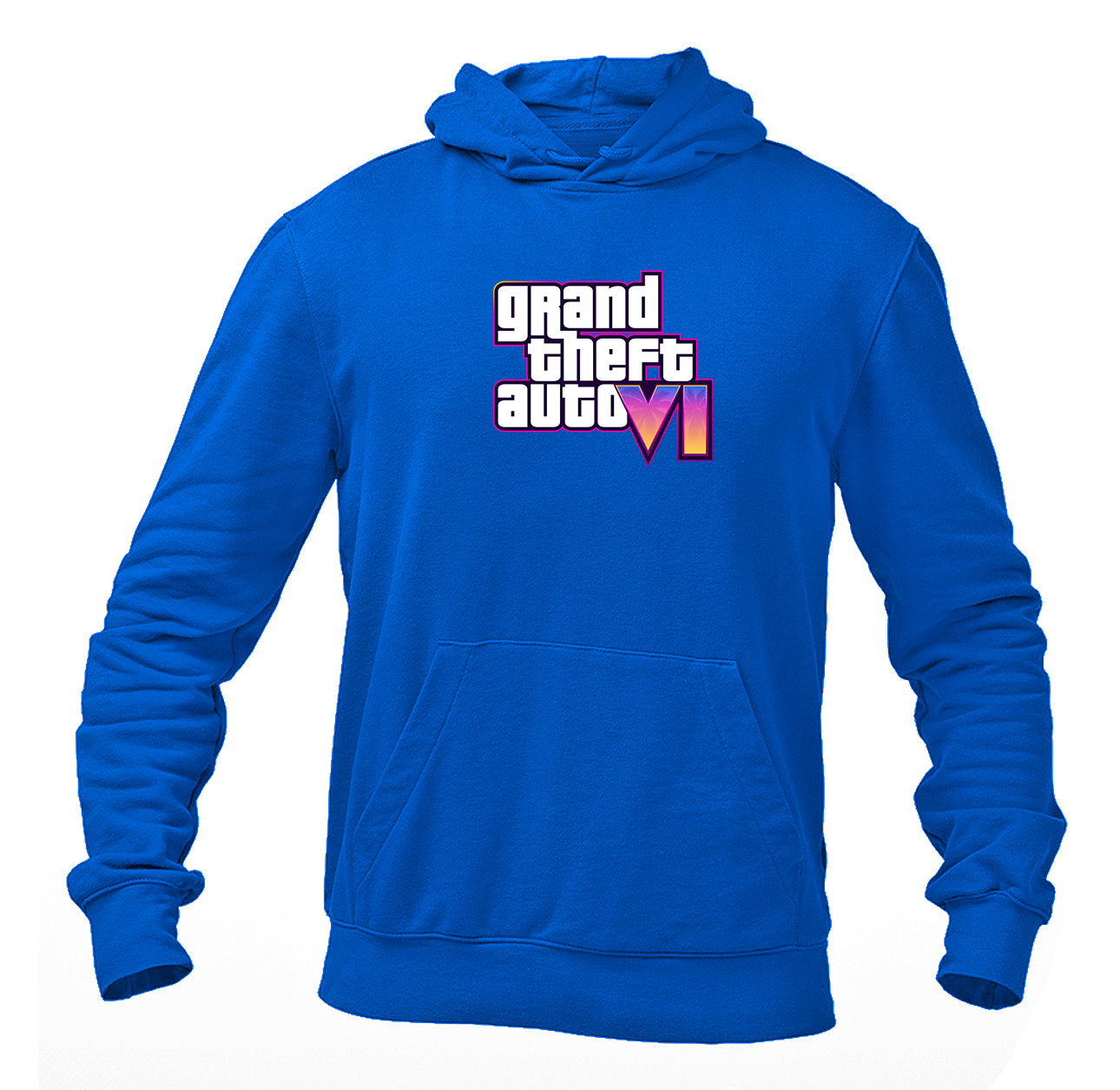 Men's GTA 6 Grand Theft Auto VI Pullover Hoodie Game