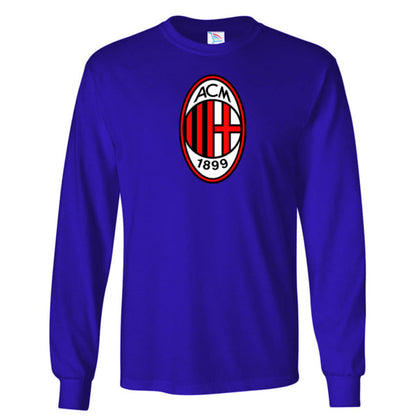 Men’s AC Milan Soccer Long Sleeve T-Shirt