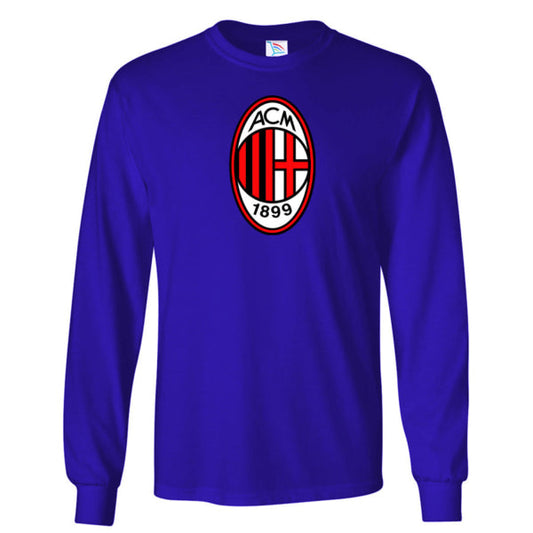 Men’s AC Milan Soccer Long Sleeve T-Shirt