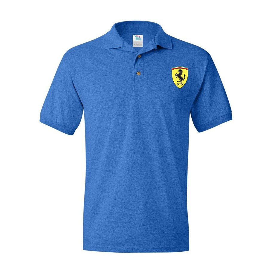 Men’s Ferrari Motorsport Car Dry Blend Polo