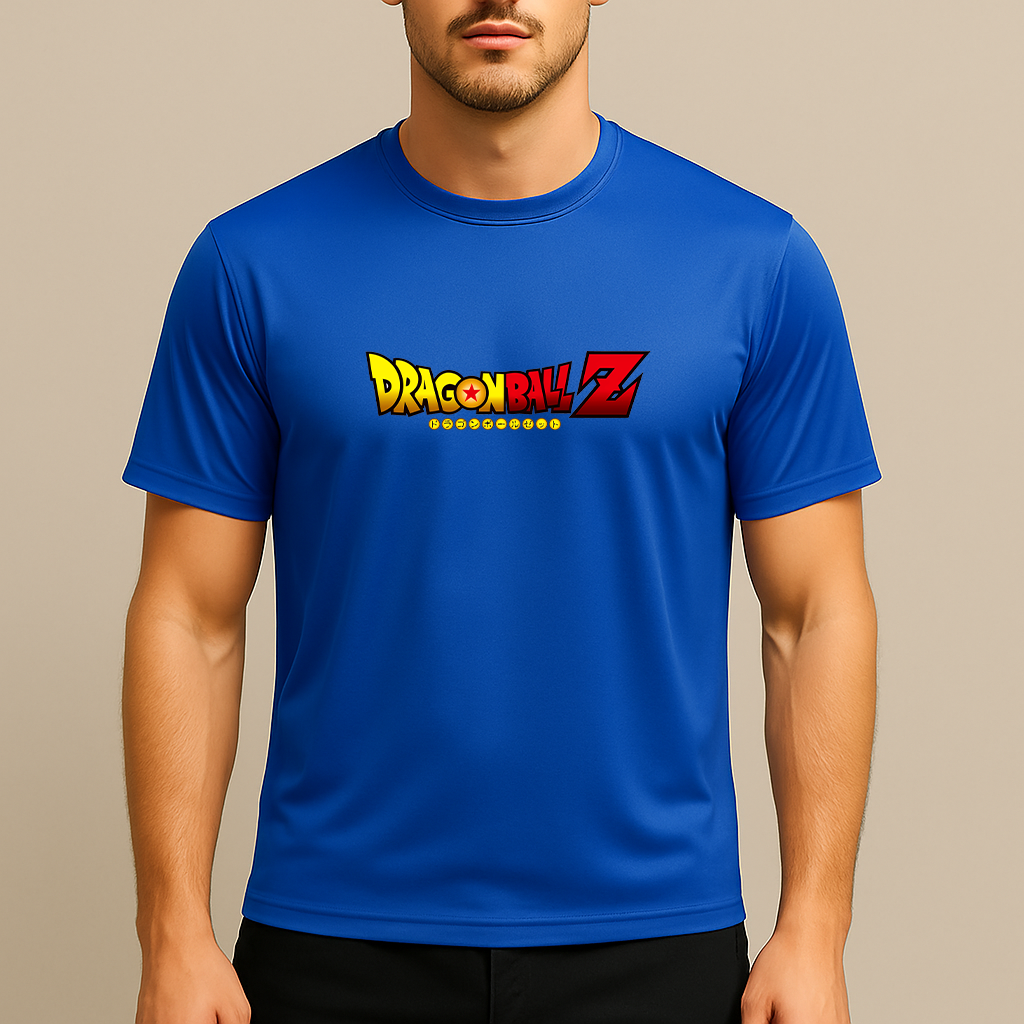Men's Dragon Ball Z Title Polyester T-Shirt