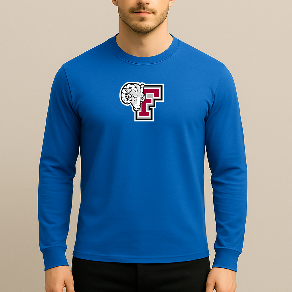 Men's Fordham Rams Logo Long Sleeve T-Shirt