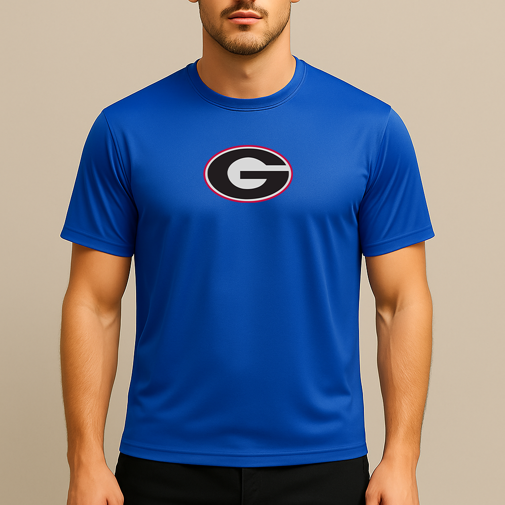 Men's Georgia Bulldogs Logo Polyester T-Shirt