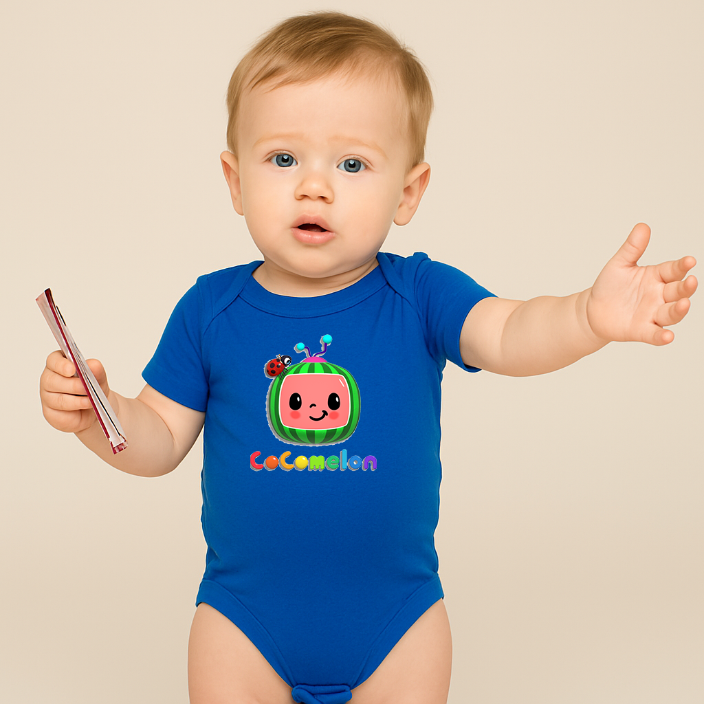 Cocomelon Cartoon Baby Romper Onesie