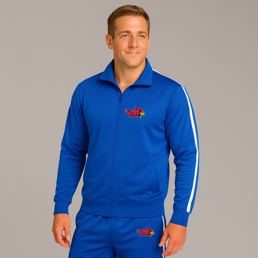 Men's Illinois State Redbirds Logo Dri-Fit TrackSuit