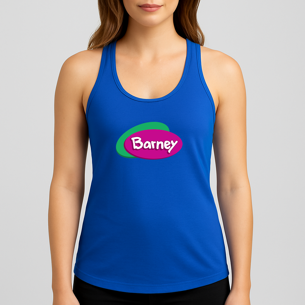 Women's Barney Show Racerback Tank Top