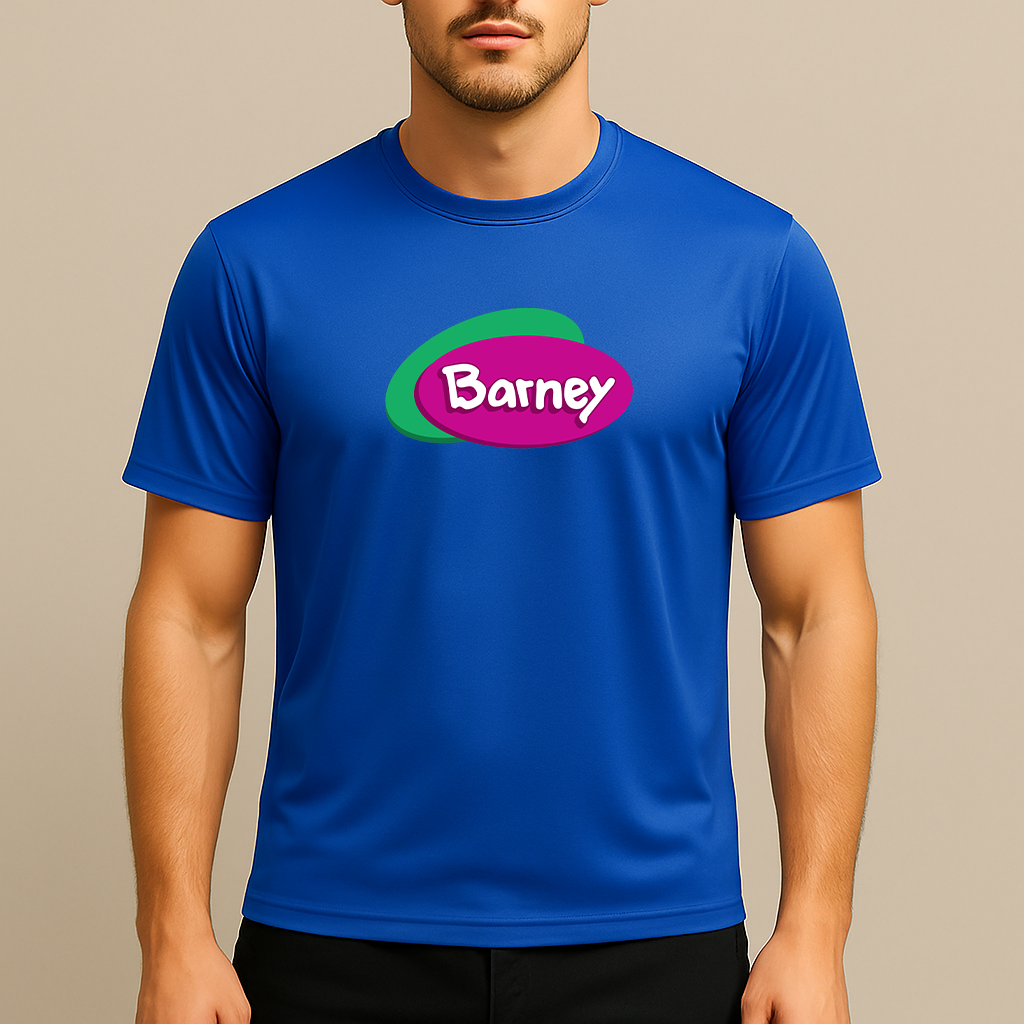 Men's Barney Show Polyester T-Shirt