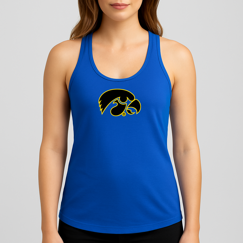 Women's Iowa Hawkeyes Logo Next Level Ideal Racerback Tank