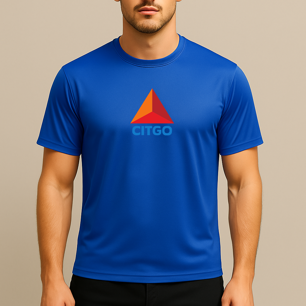 Men's Citgo Gas Station Polyester T-Shirt