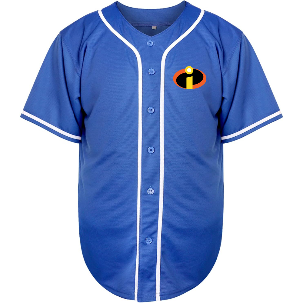 Men's The Incredibles Cartoon Baseball Jersey