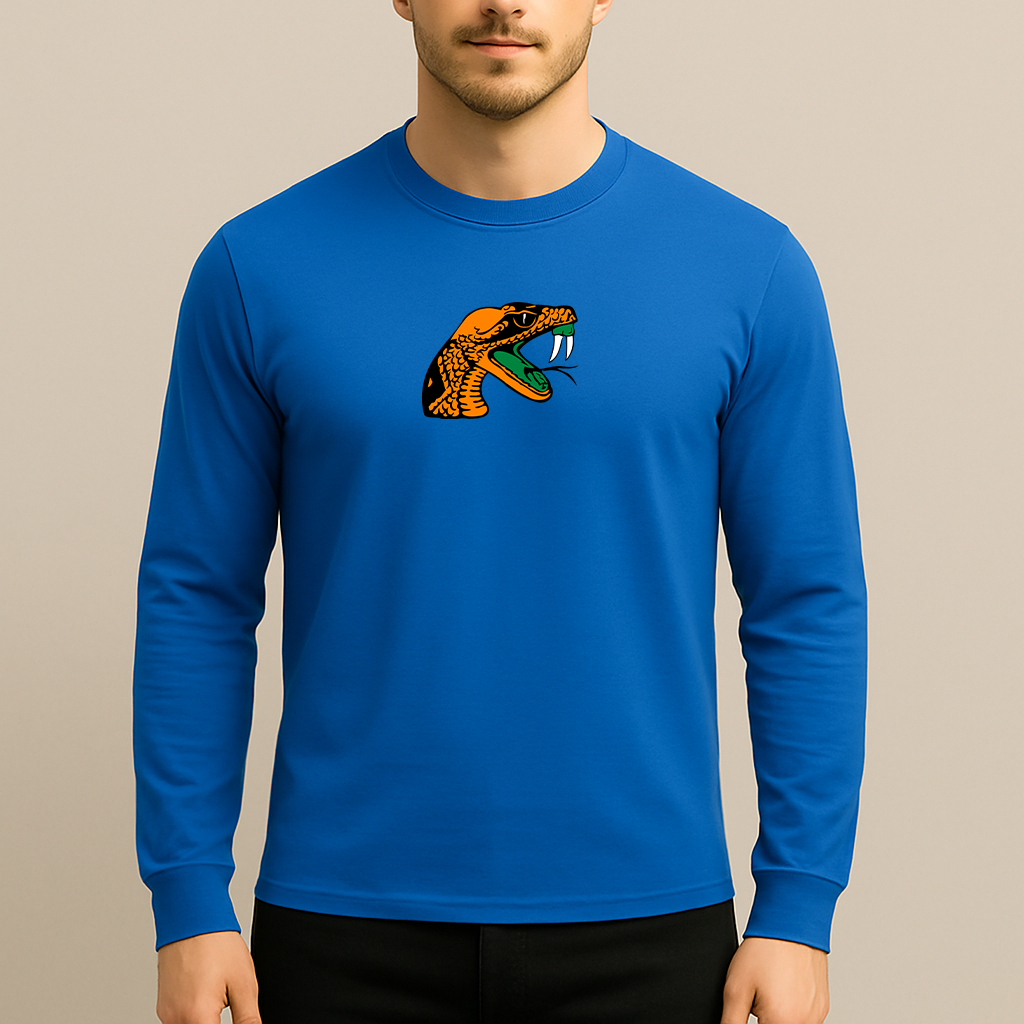 Men's Florida AM Rattlers Logo Long Sleeve T-Shirt