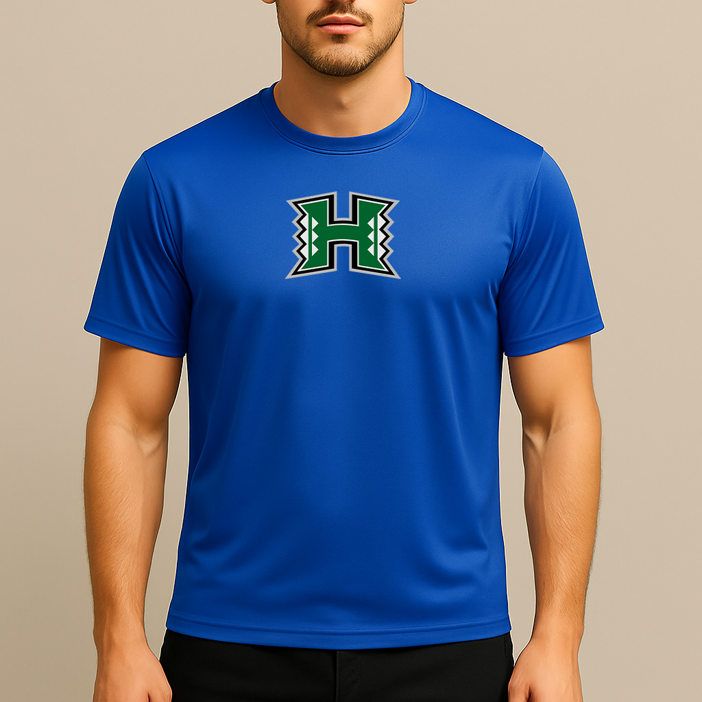 Men's Hawaii Warriors Logo Polyester T-Shirt