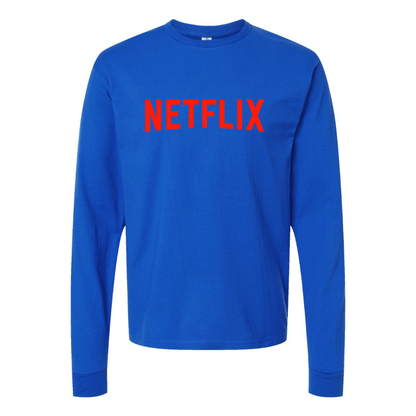 Men's Netflix Movie Show Long Sleeve T-Shirt