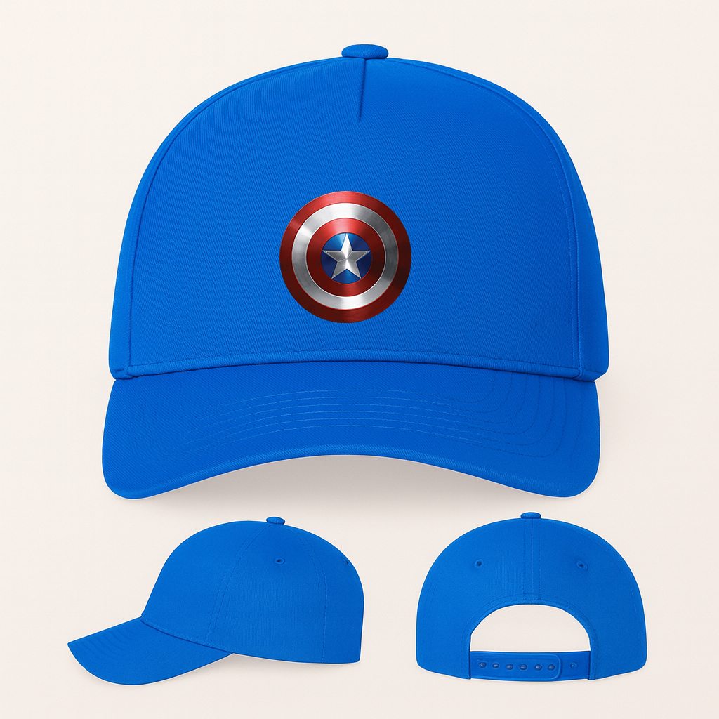 Captain America Five Panel Twill Snapback Cap