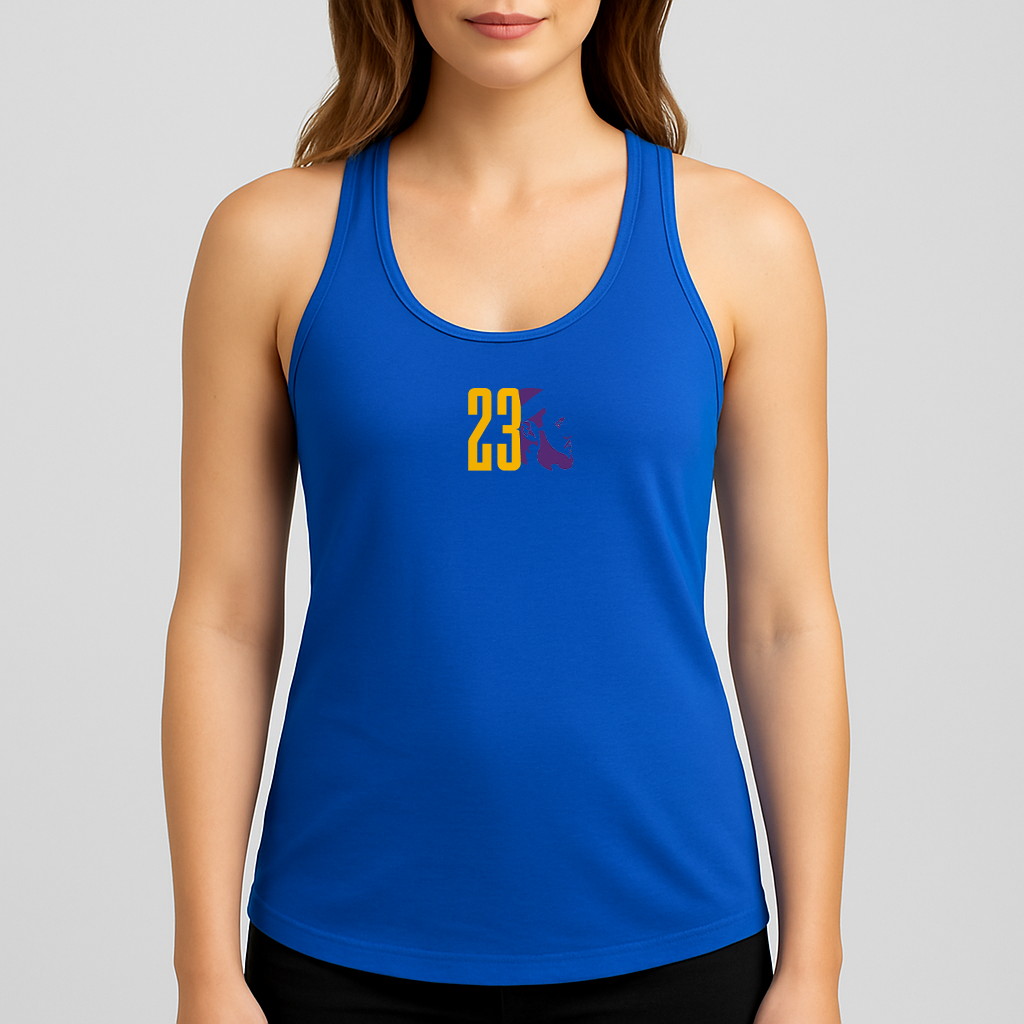 Women's Lebron James 23 Sports Racerback Tank Top