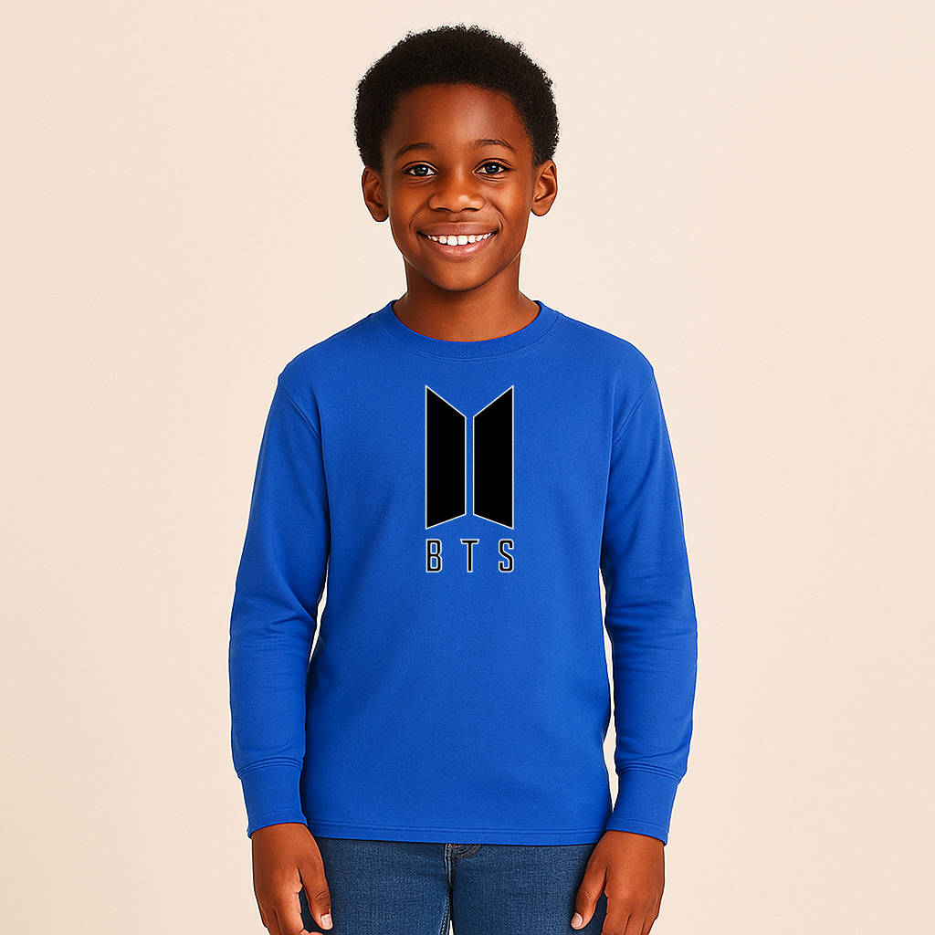 Youth Kids BTS Music Long Sleeve T-Shirt