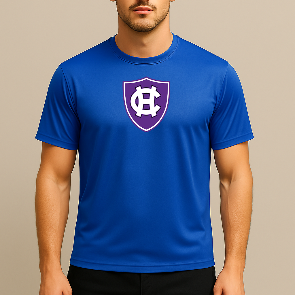 Men's Holy Cross Crusaders Logo Polyester T-Shirt