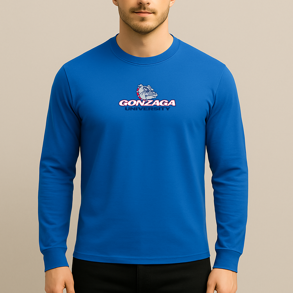 Men's Gonzaga Bulldogs Logo Long Sleeve T-Shirt