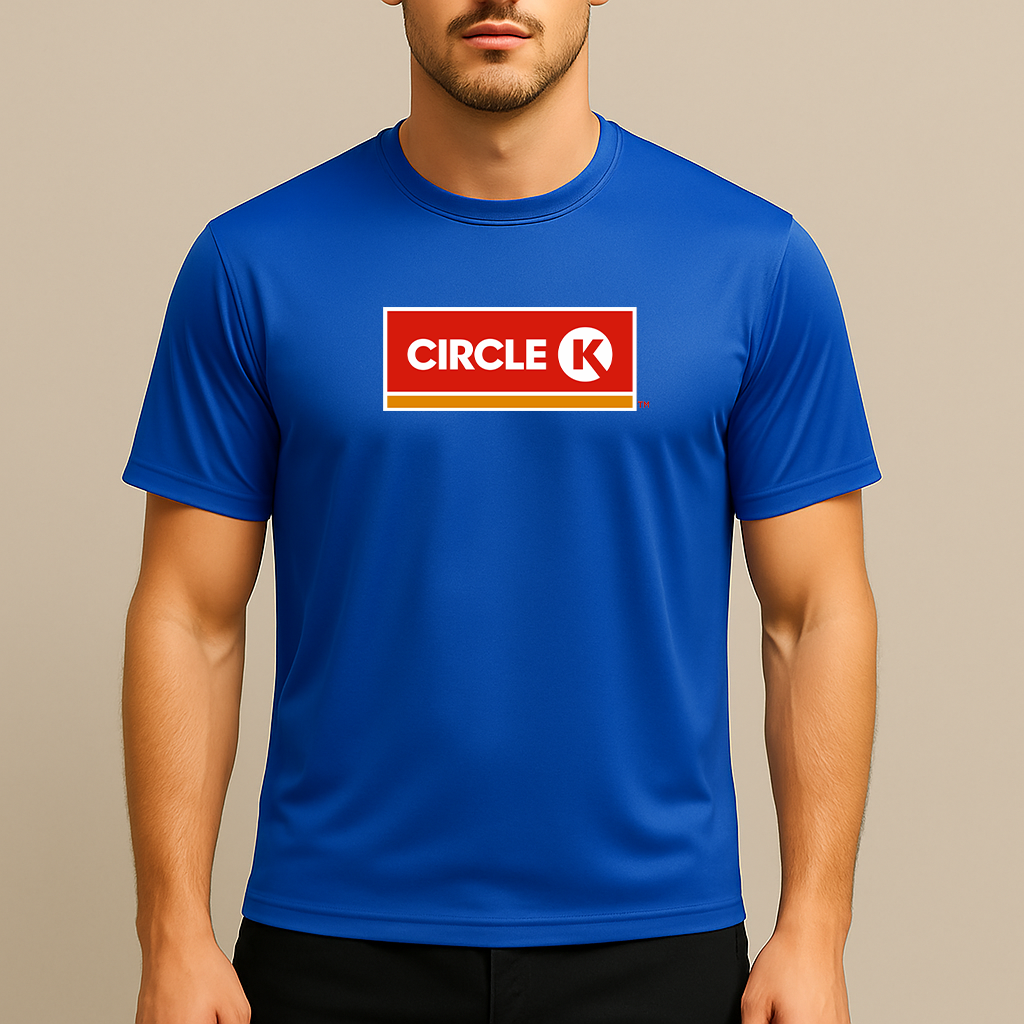 Men's Circle K Gas Station  Polyester T-Shirt