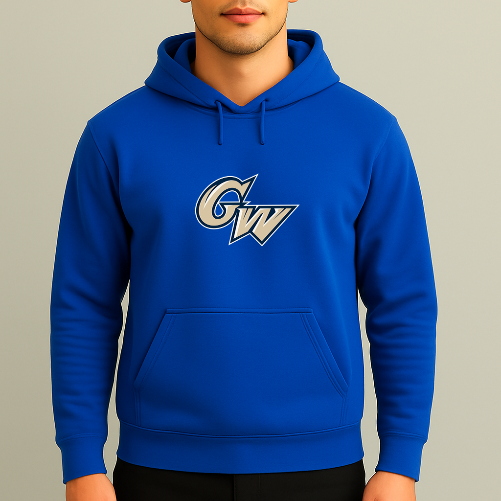 Men's  George Washington Colonials Logo Pullover Hoodie