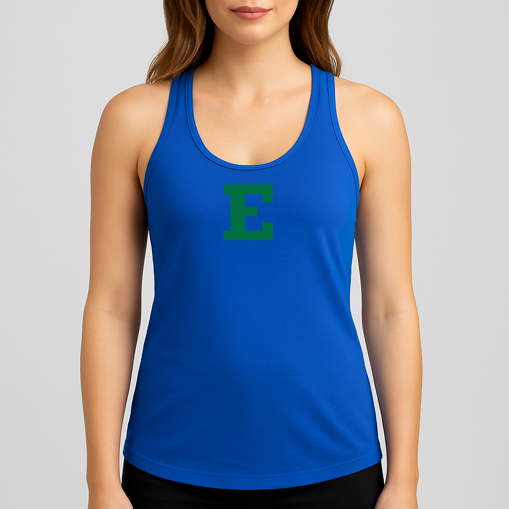 Women's Eastern Michigan Eagles Logo Next Level Ideal Racerback Tank