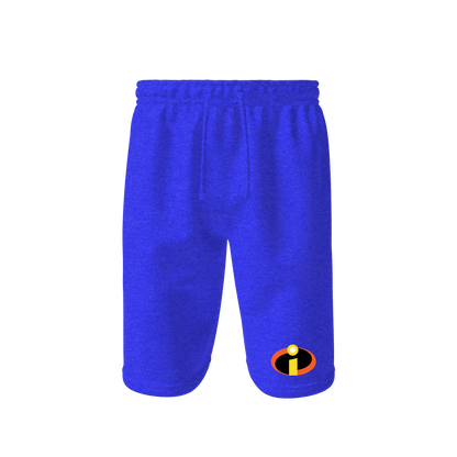 Men's The Incredibles Cartoon Athletic Fleece Shorts