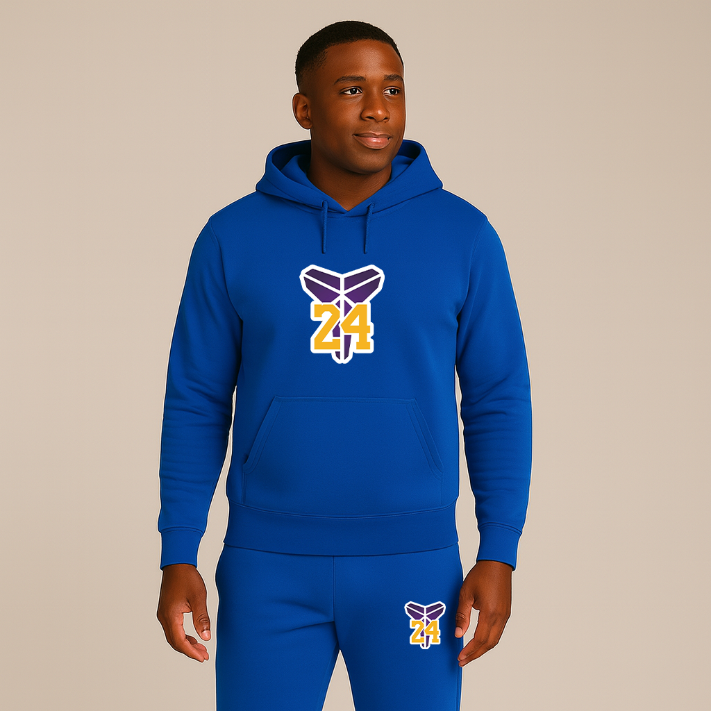 Men's Kobe Bryant Mamba 24 Hoodie Joggers Set