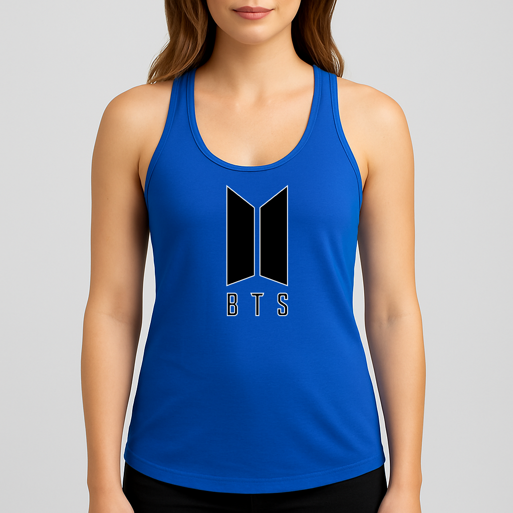 Women's BTS Music Racerback Tank Top